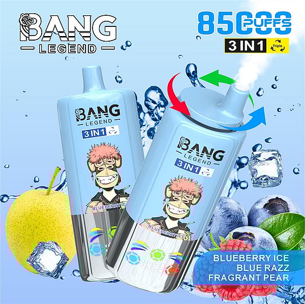 BANG LEGEND 85000 パフ オリジナル Bang Legend 85k 3in1 パフ LED ディスプレイ 使い捨て電子タバコ カスタマイズ対応 - 画像 (9)