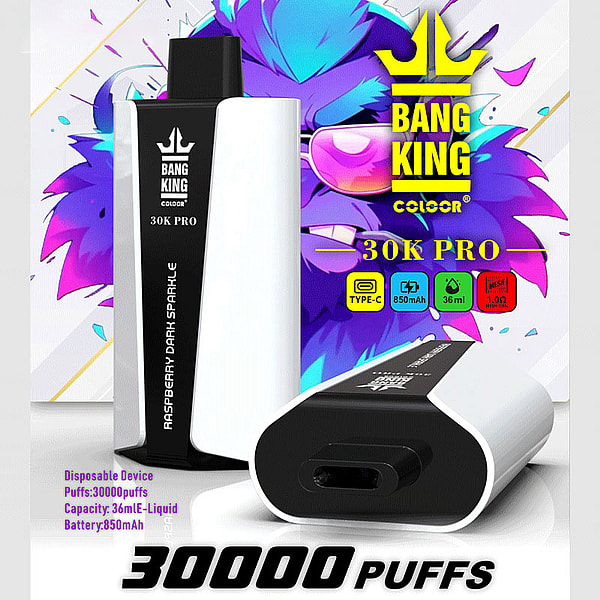 BANG KING 30000 Pro Puffs Original Bang King 30k Pro LED Display Disposable Electronic Cigarettes Support customization - Image 3