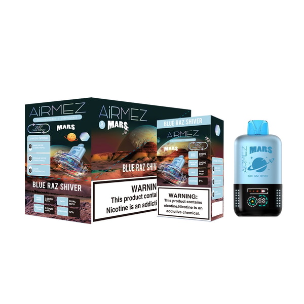 AIRMEZ Mars Pox 20000 Puffs Original Airmez 20k LED Display Disposable Electronic Cigarettes EU Warehouse 3-5 Days Delivery - Image 3