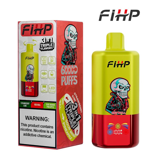 FIHP Multi 60000 Puffs Original FIHP 60k 3in1 Triple Flavors LED Display Disposable Electronic Cigarettes Support customization - Image 9