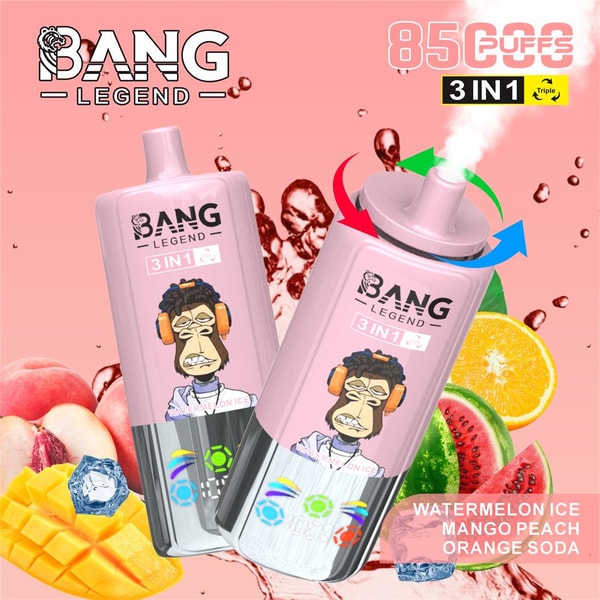BANG LEGEND 85000 Puffs Original Bang Legend 85k 3in1 Puffs LED Display Disposable Electronic Cigarettes Support customization - Image 4