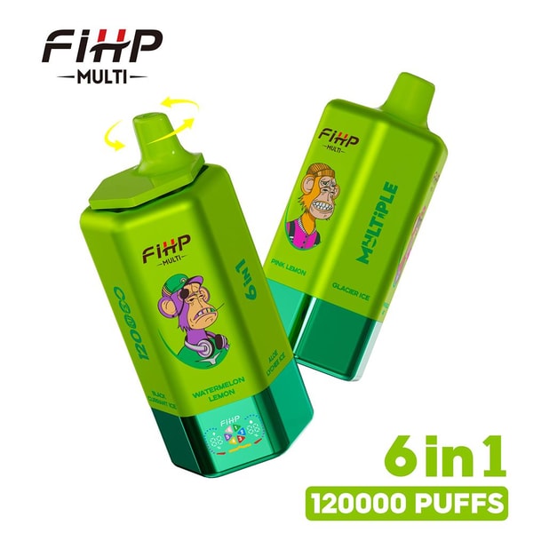 FIHP Multi 120000 Puffs Original FIHP Multi 120k 6in1 LED Display Disposable Electronic Cigarettes Support customization - Image 9