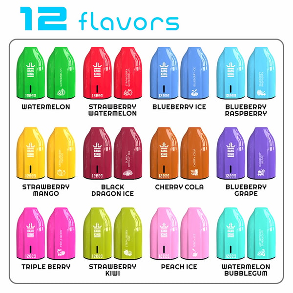 BANG KING 12000 Puffs Original Bang King Porsche12k LED Display Disposable Electronic Cigarettes Support customization - Image 2